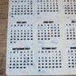 Mini Calendar Stickers with Books - Style C