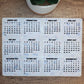Mini Calendar Stickers with Books - Style C