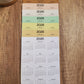 Year At A Glance Calendar Sticker