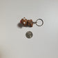 Highland Cow Flexible 3D Printed Keychain