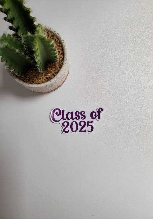 Class of 2025 Text Sticker