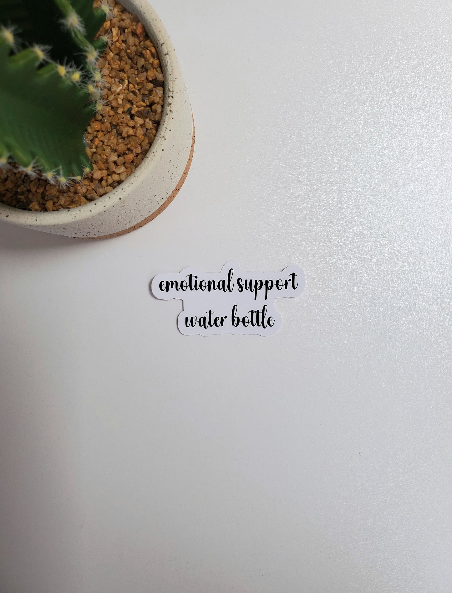 Emotional Support Water Bottle Sticker