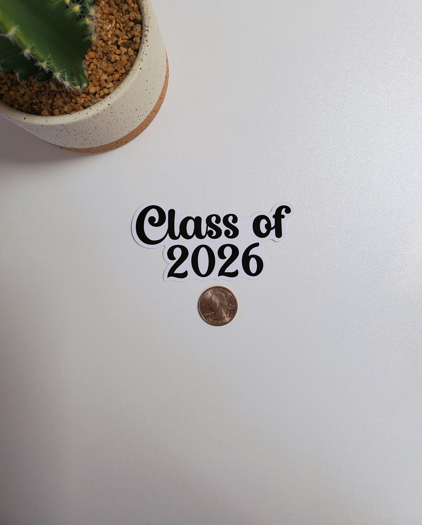 Class of 2026 Text Sticker