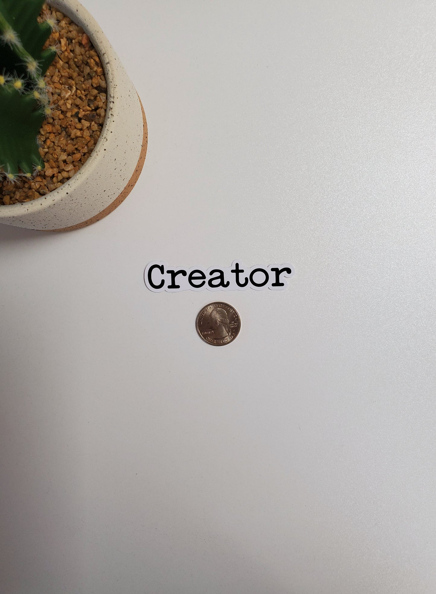 Creator Text Sticker