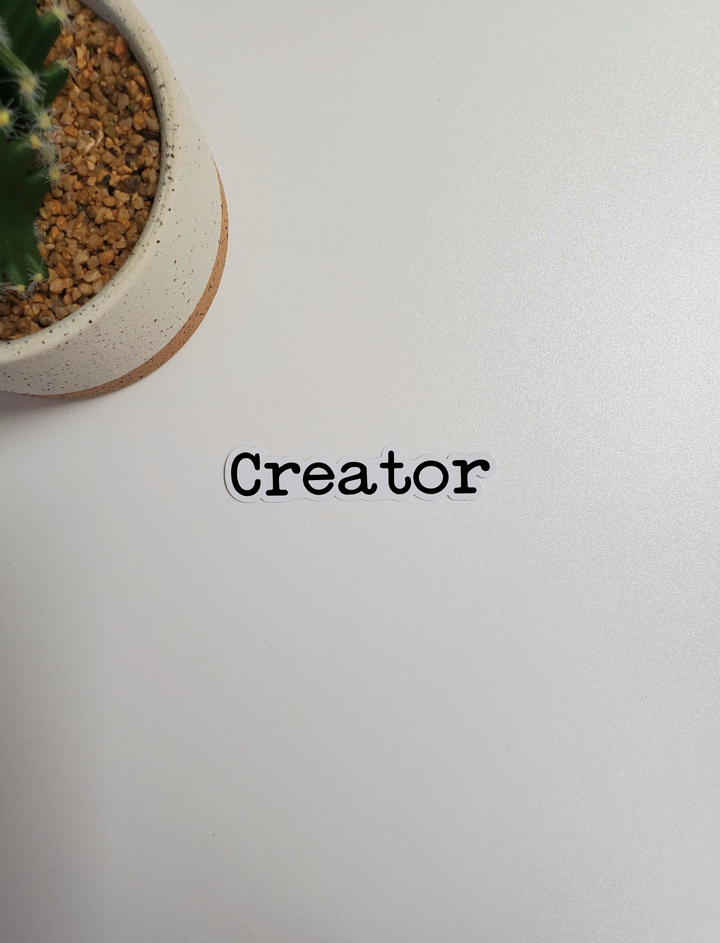 Creator Text Sticker