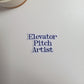 Elevator Pitch Artist Text Sticker