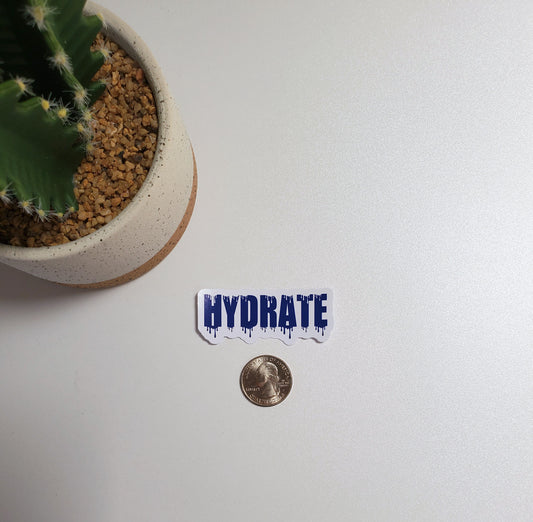 Hydrate Text Sticker