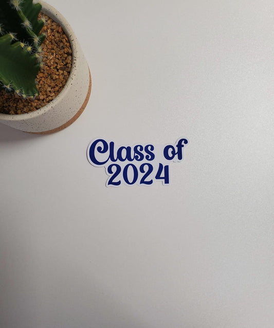 Class of 2024 Text Sticker