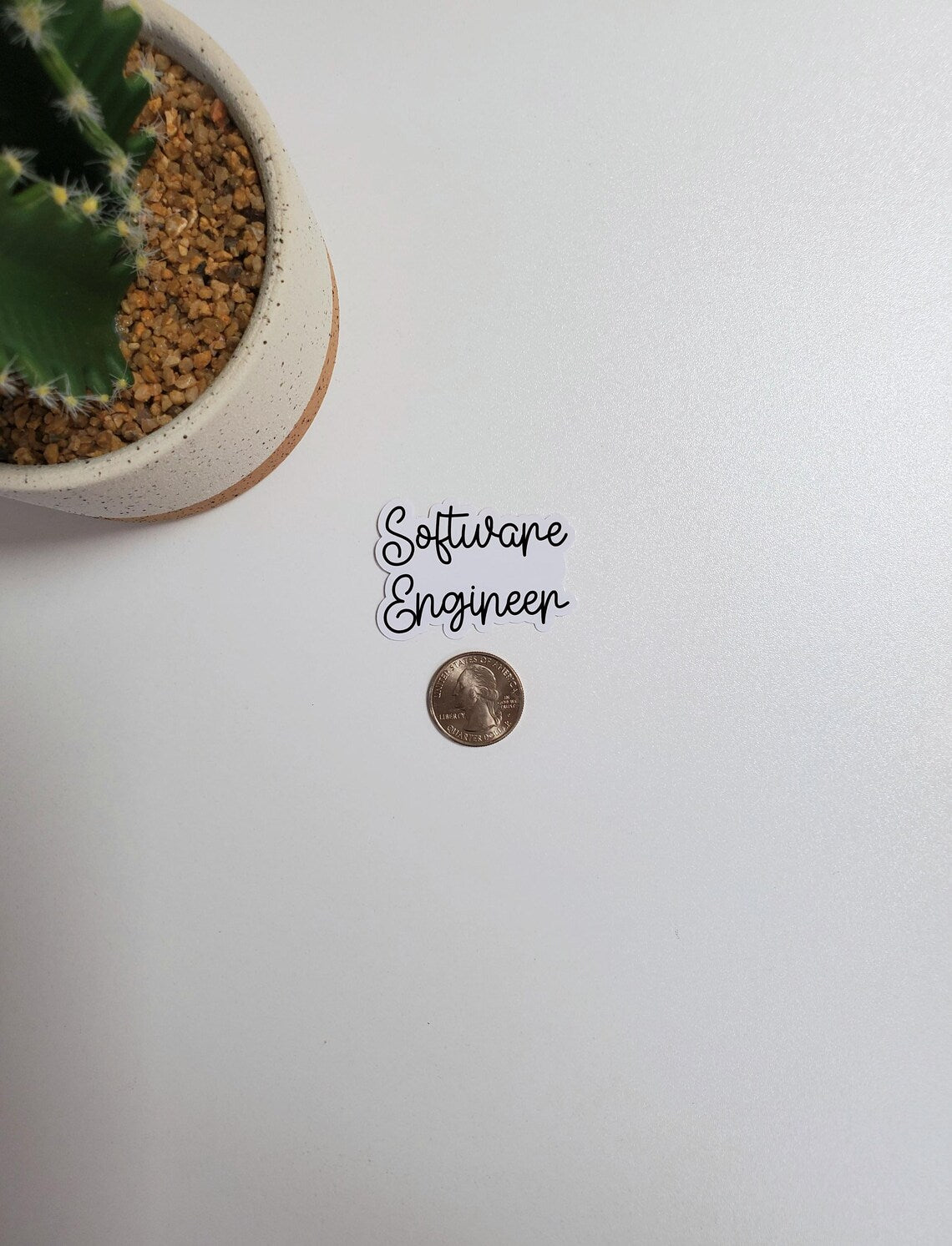 Software Engineer Text Sticker