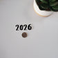 Year Clear Vinyl Text Sticker
