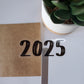 Year Clear Vinyl Text Sticker