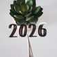 Year Clear Vinyl Text Sticker
