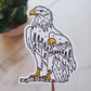 Bald Eagle Vinyl Sticker