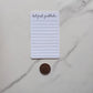 But First Gratitude Stickers with Lines for Planners
