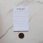 Don't Forget Stickers with Lines for Planners