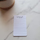 Don't Forget Stickers with Lines for Planners