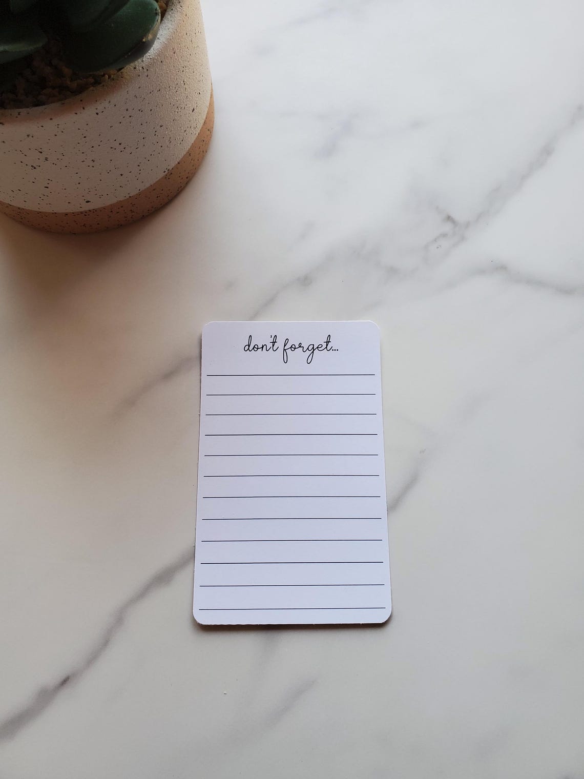 Don't Forget Stickers with Lines for Planners
