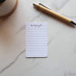 Don't Forget Stickers with Lines for Planners