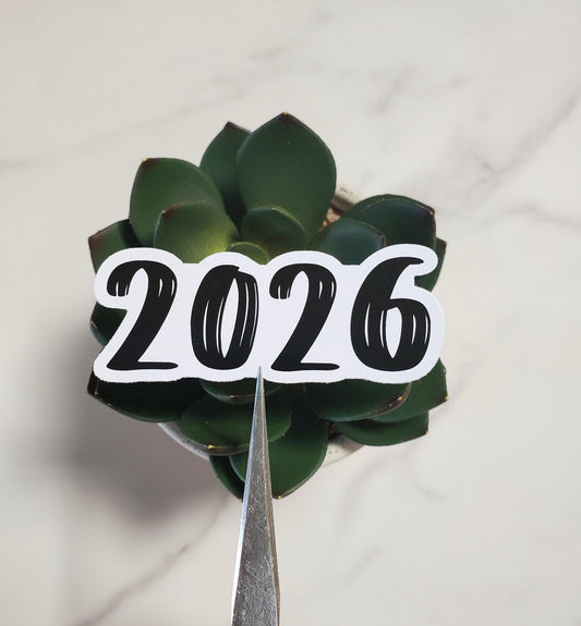 Year Vinyl Sticker