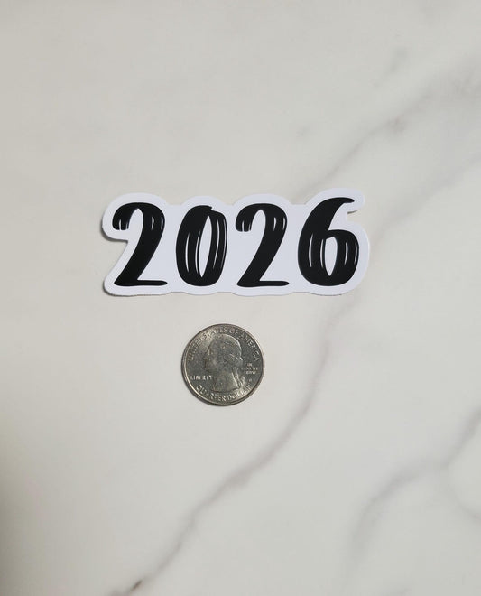 Year Vinyl Sticker