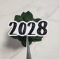 Year Vinyl Sticker