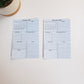 Month At A Glance Calendar Stickers  4" x 6"