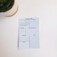 Month At A Glance Calendar Stickers  4" x 6"