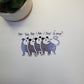 Possum Am I the Drama Vinyl Sticker