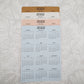 Year At A Glance Calendar Sticker - B5