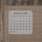 Mini Calendar Stickers