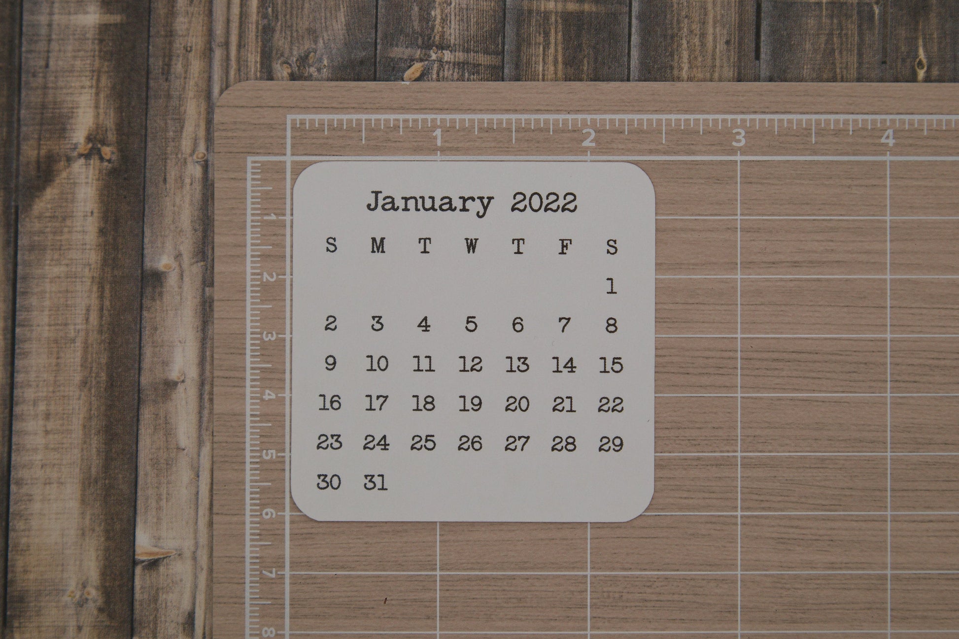 Mini Calendar Stickers