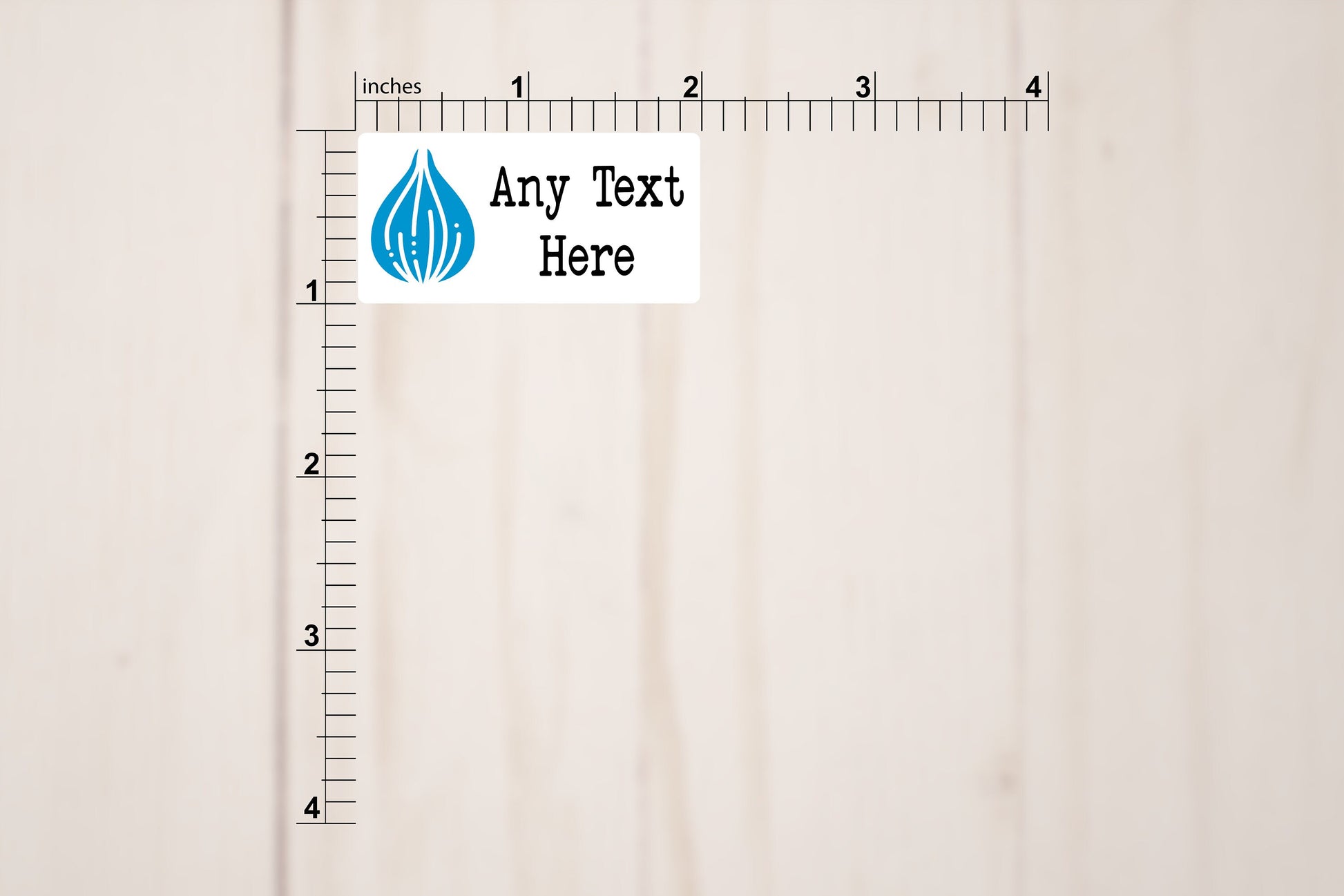 Custom Stickers From Your Design Or Text - 2" Square, 2" x 1", or 3" x 1"