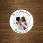 Custom round stickers with your text and image