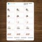 Reading Journal Stickers - Style A