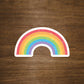 Retro Rainbow Vinyl Sticker