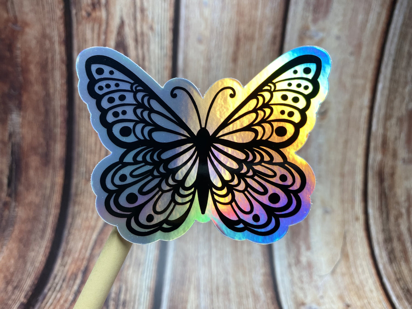 Butterfly Holographic Vinyl Sticker