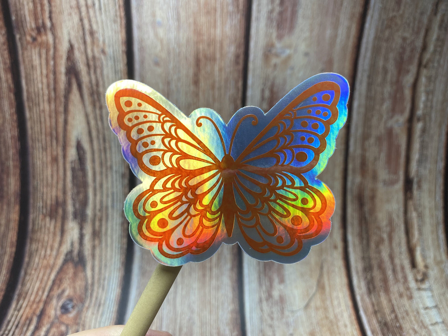 Butterfly Holographic Vinyl Sticker