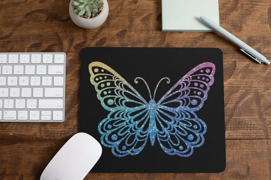 Ombre Butterfly Mouse Pad