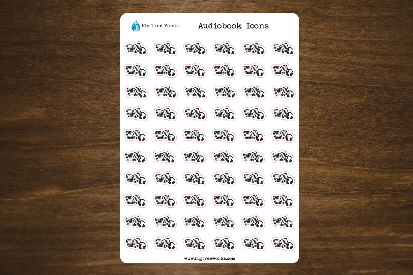 Audiobook Icon Stickers