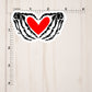 Skeleton Hands With Heart Sticker