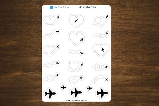 Airplane Sticker Sheet