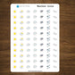 Weather Icon Planner Stickers