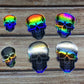 Skull Holographic Vinyl Sticker