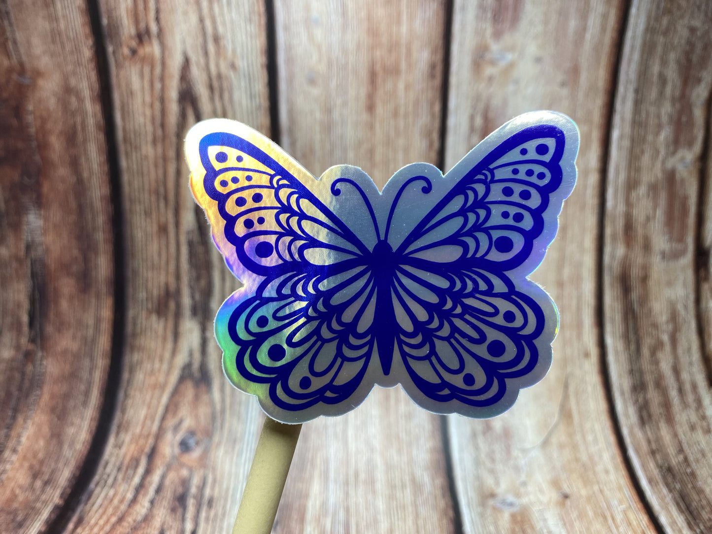 Butterfly Holographic Vinyl Sticker