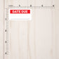 Date Due Labels With Area For Date