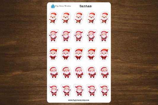 Santa Sticker Sheet