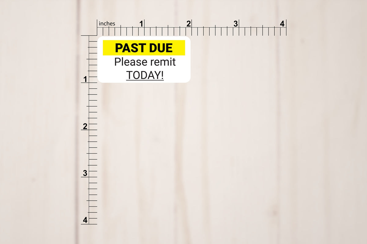 Pending Invoices Label Past Due Labels For Billing And Invoices – Fig Tree Works