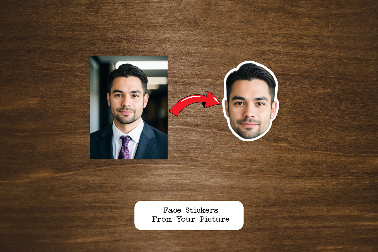 Single Sticker From Your Photo