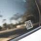 Waterproof QR Code Square Stickers