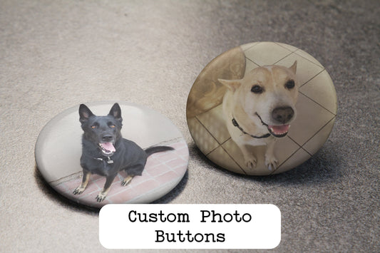 Custom Photo Pinback Buttons